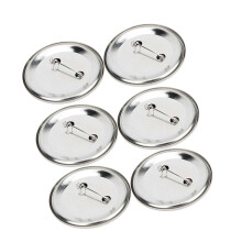 100 Sets 56mm Badge Pin Button Parts Badge Making Supplies DIY Crafts Materials