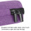 Simple Shockproof Stethoscope Storage Bag EVA Portable Stethoscope Organizer BoxPurple 5