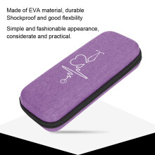 Simple Shockproof Stethoscope Storage Bag EVA Portable Stethoscope Organizer BoxPurple