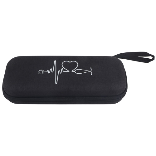 Simple Shockproof Stethoscope Storage Bag EVA Portable Stethoscope Organizer BoxBlack 1