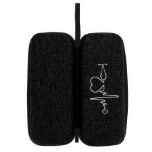Simple Shockproof Stethoscope Storage Bag EVA Portable Stethoscope Organizer BoxBlack