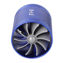 Air Intake Turbo Supercharger Dual Fan Gas Fuel Saver F1‑Z Auto Modification Accessory