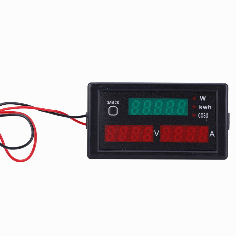 Dl69-2047 5 In-1 Multi Function Energy Meter Voltmeter Ammeter Power Factor Power Meter(80~300V ~100A ) 9481323951742