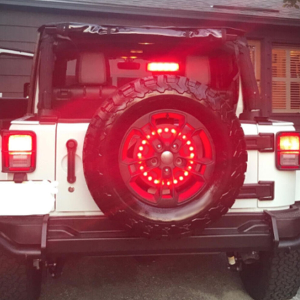 Auto Brake Spare Tire 25Leds Lamp Fit For Jeep Wrangler Jk&Jl 2007-2018 Light 8381323953467
