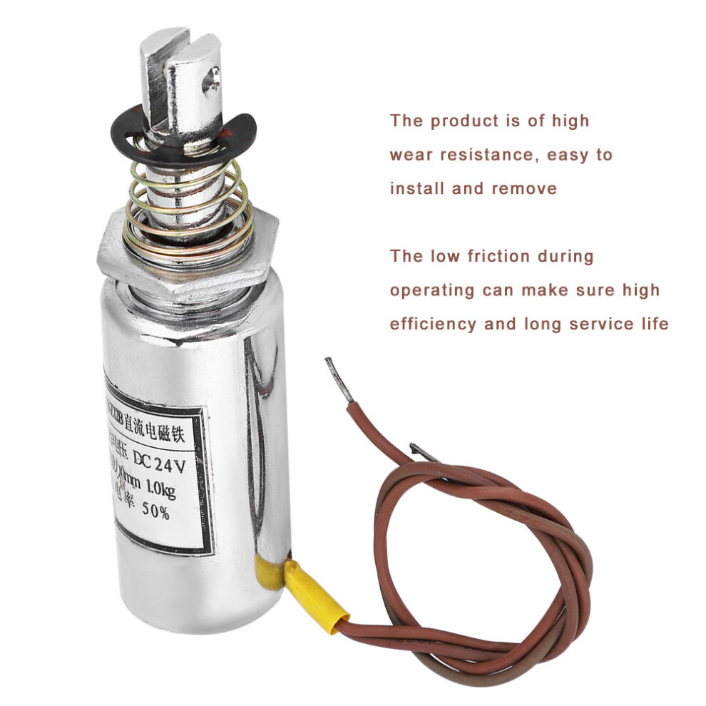 Dc Solenoid Electromagnet Push Pull Type Cylindrical For Industrial Automation Mq8-Z12b 9.8N 24Vdc 8421323955754