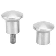 SUS304 Glass Door Handle High Gloss Shower Door Pull Cabinet Drawer Knob Furniture Fitting