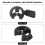 TP812 Universal Arrow Rest Brush Replacement Equipment Accessory for Archery Composite Recurve BowBlack 7