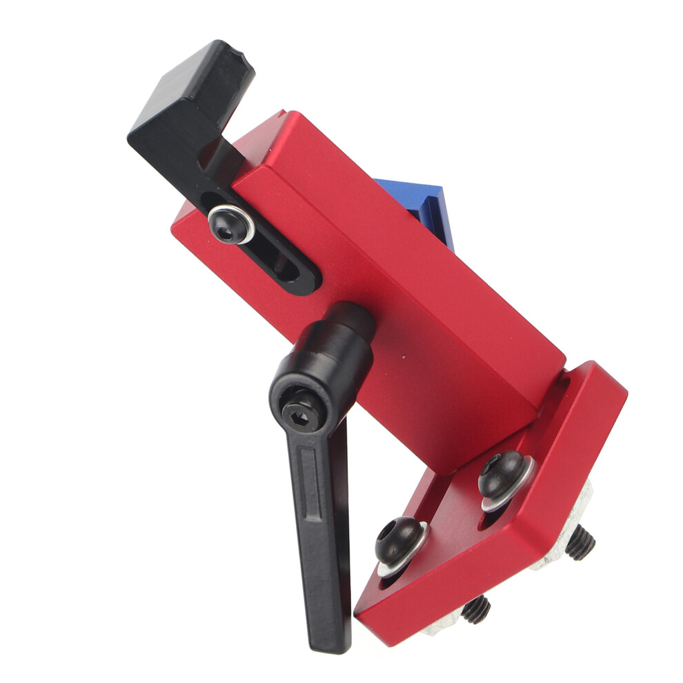 45 Type Chute Locator Aluminium Alloy Backing Connector Miter Track Stop Woodworking Guide Rail Tool 8741323956200