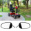 1Pair Electic Mobility Scooter Rear View Glass Reflective Mirror Modified Accessory 3
