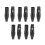 5 Pair 3 Pin XLR Plug Audio Socket Cannon Connector Black 2