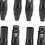 5 Pair 3 Pin XLR Plug Audio Socket Cannon Connector Black 8