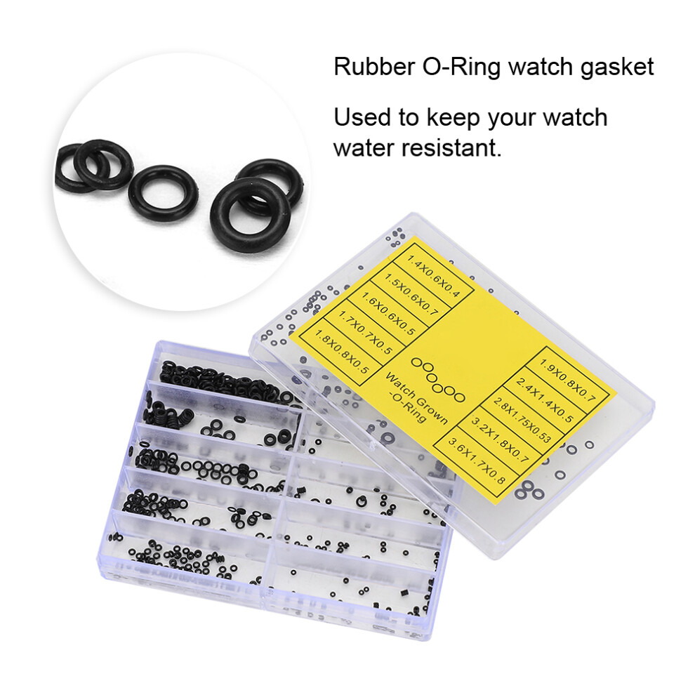 500pcs Watch Head Waterproof Ring Watch Crown O Ring Waterproof Seals Watch Repair Tools-image-OPC-PHWDHZG-NEW