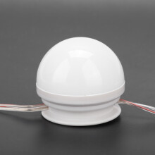 10 LED Dressing Table Makeup Lamp Bathroom Toilet Punch Free Vanity Mirror Light ( Warm White)