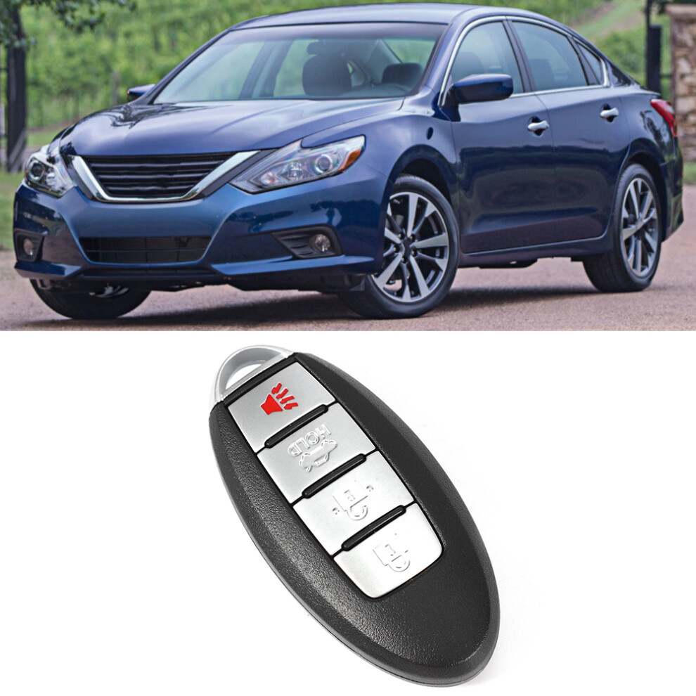 4 Buttons Car Remote Control Key 433Mhz Fits For Nissan Altima 2013-2015 Black 9471323960660