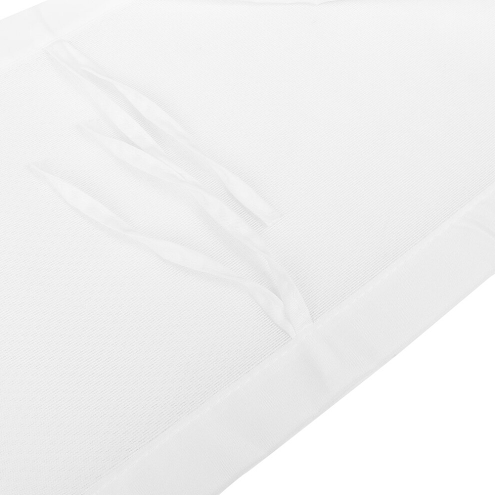 Breathable Baby Crib Mesh Liner Infant Children Crib Protector Bumper Crib (150+320) x 27 x 0.25cm White