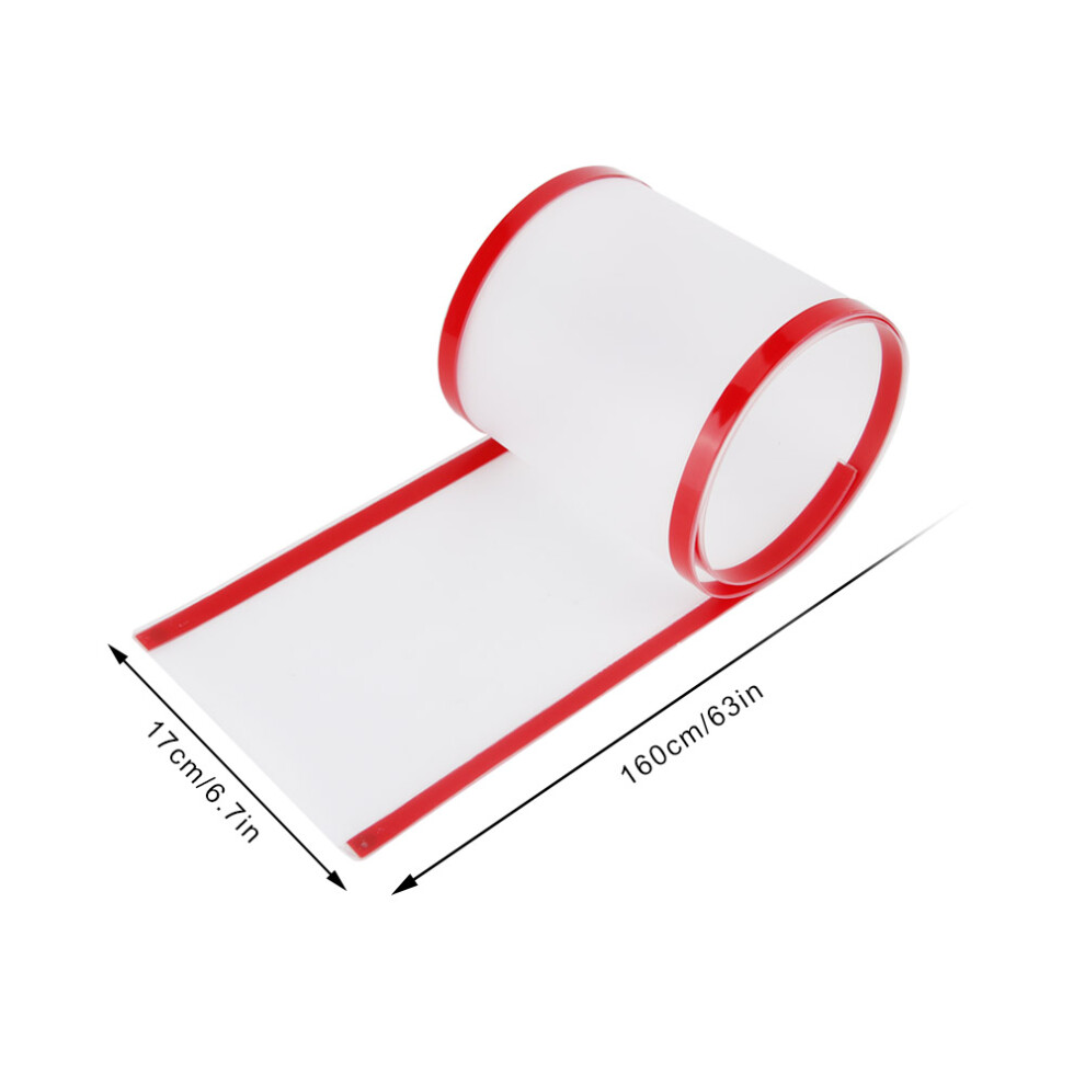 Safety Door Hinge Protector Cover Finger Pinch Security Guard for ChildrenFrosted 160x17cm