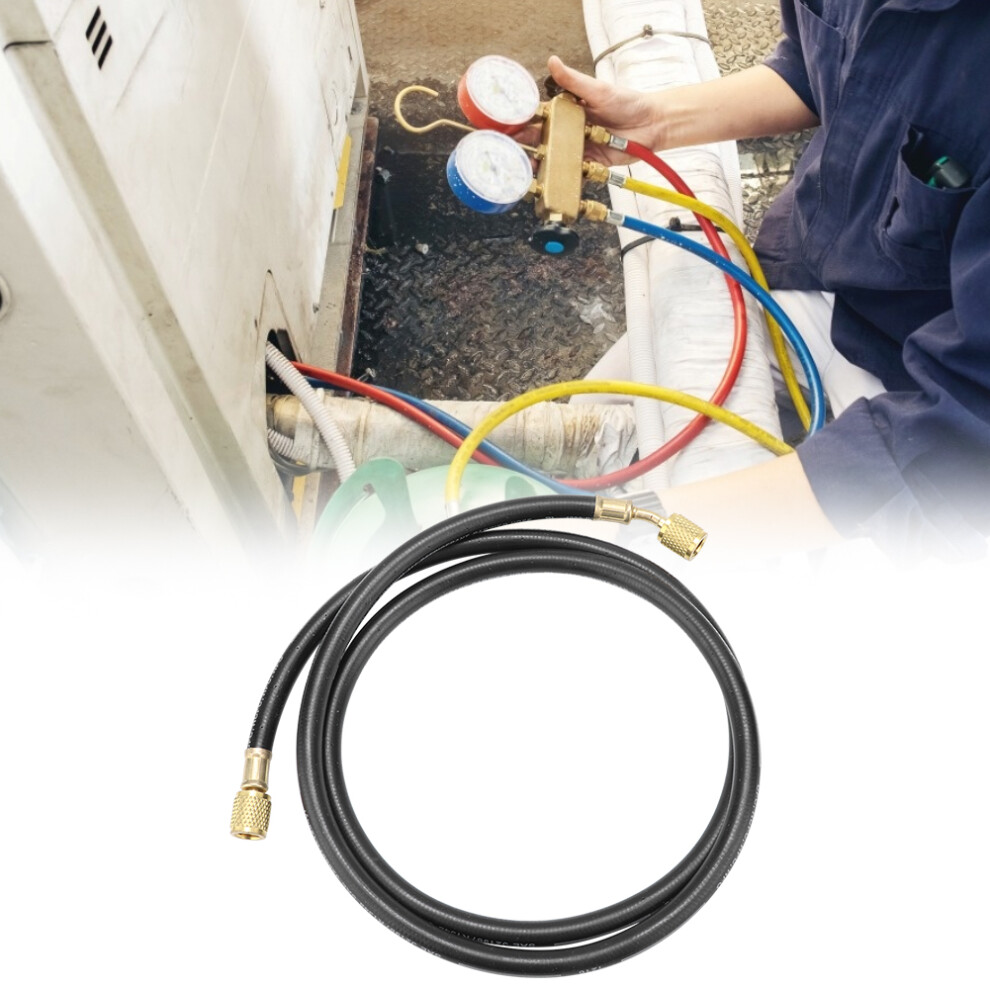 R410 800-4000Psi Pressure Air Conditioning Fluoride Tube Air Conditioner Coolant Refrigerant Adding Tool 1/4Sae 4681323965113