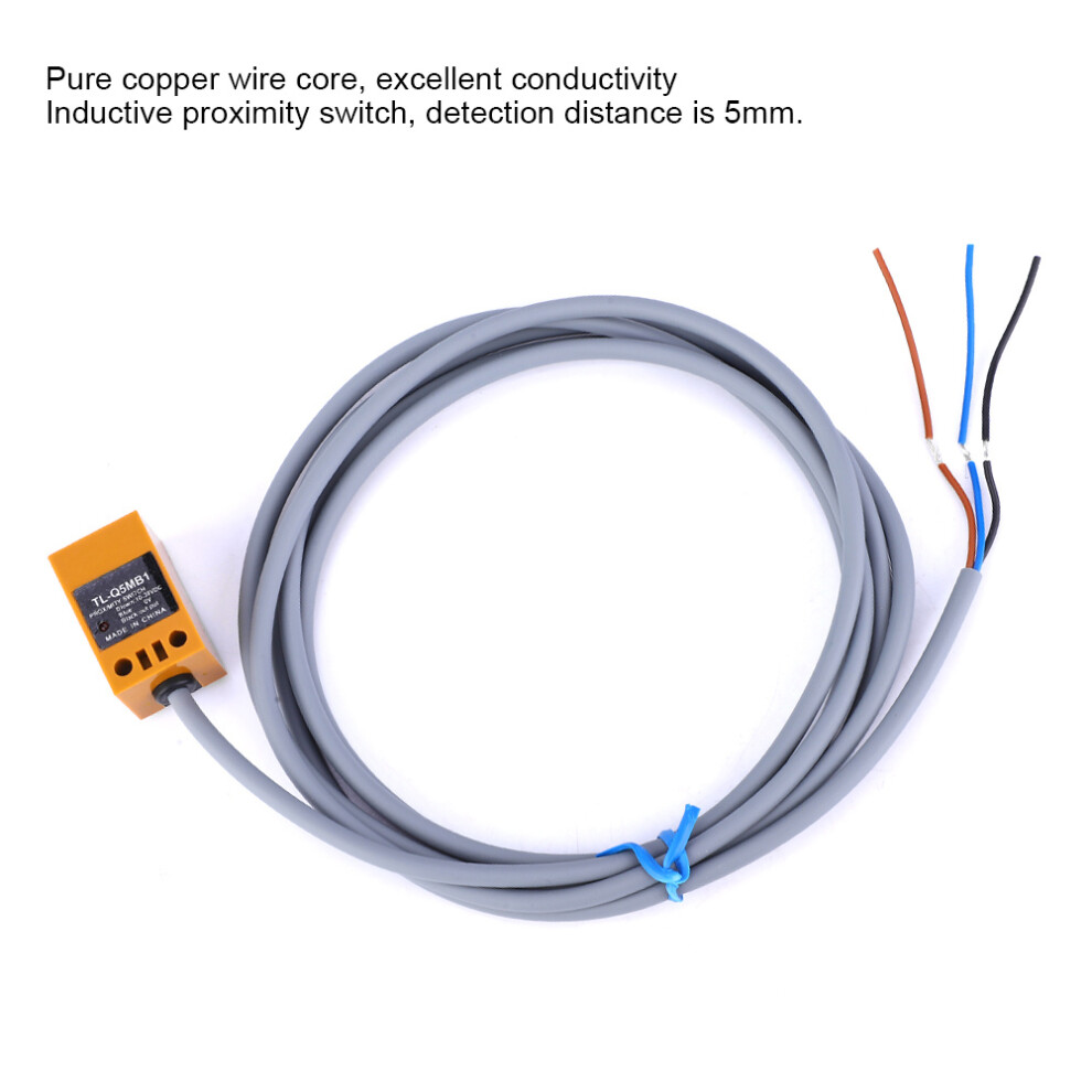 Berm Tl Q5mb1 Proximity Switch Square Inductive 3 Wire No Pnp Sensor Hall Sensing Switch 10~30Vdc 4341323965925
