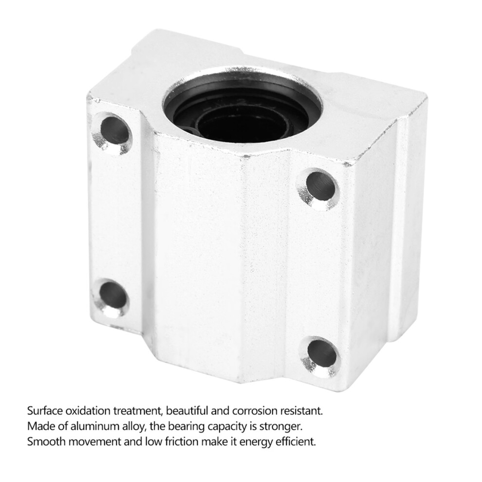 2 Pcs Linear Bearing Slide Block Sc12uu Closed Aluminum Alloy Sliding Block 4361323966180