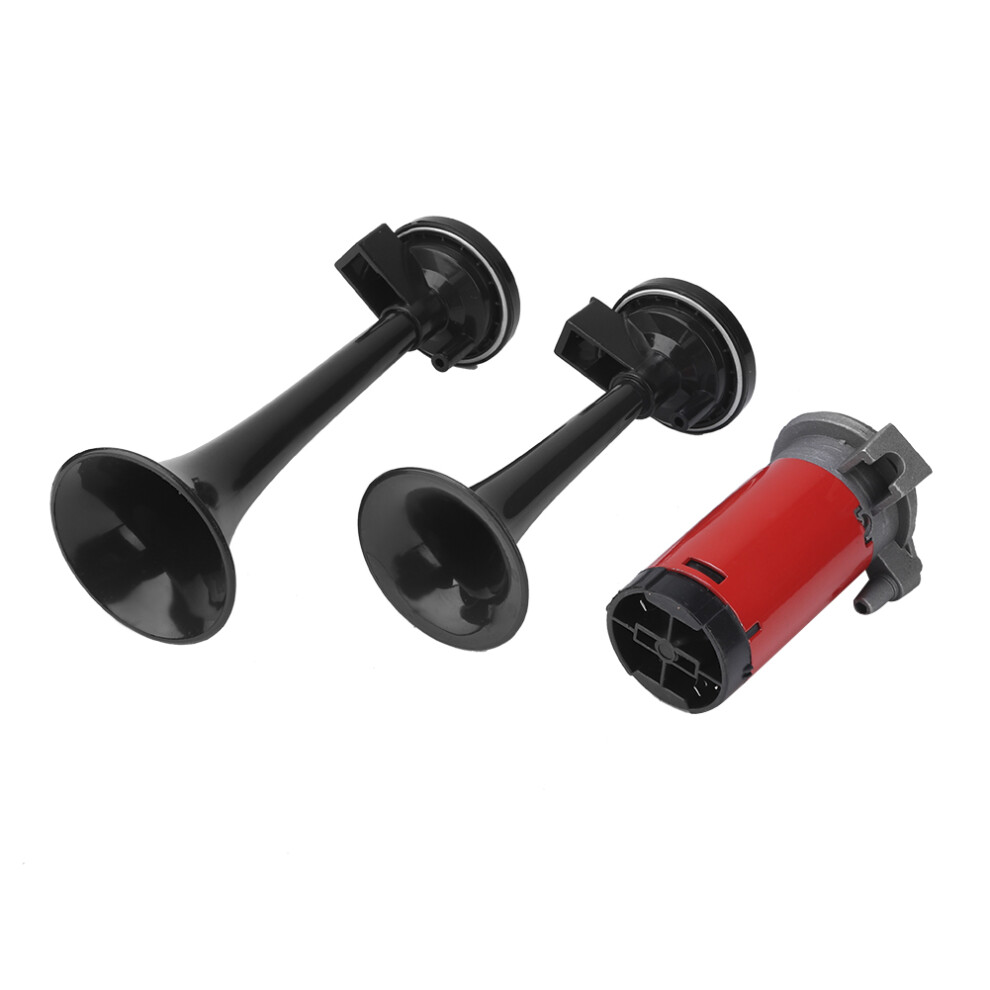 12V Car Motorcycle Dual Trumpet Air Horn Speaker 120Db Loud Sound For 12V Car Models 4951323965735