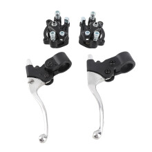 Handle Grips Kill On/Off Switch Throttle Brake Levers Kit for 47cc 49cc Mini Motorcycle Dirt Bike