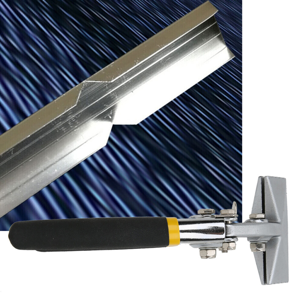Metal Sheet Bending Pliers Manual Sheet Metal Clamp Seamer Non-Slip Handle Seaming Pliers(Curved ) 7601323968263
