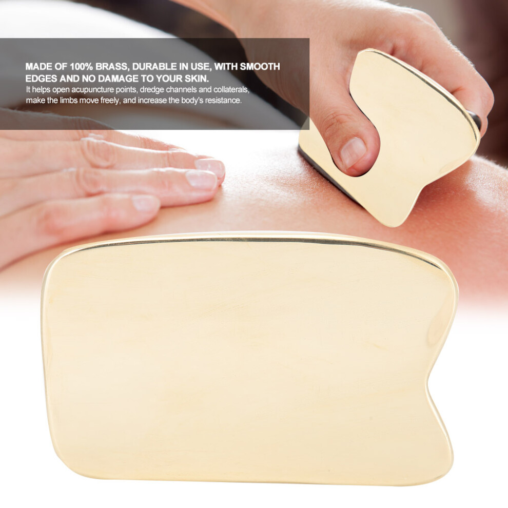 Brass Scraping Plate Scraper Massager SPA Body Massage Tool Health Care