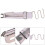 Sewing Machine Bias Binder Right Angle Double Fold Bias Tape Binder12mm 1