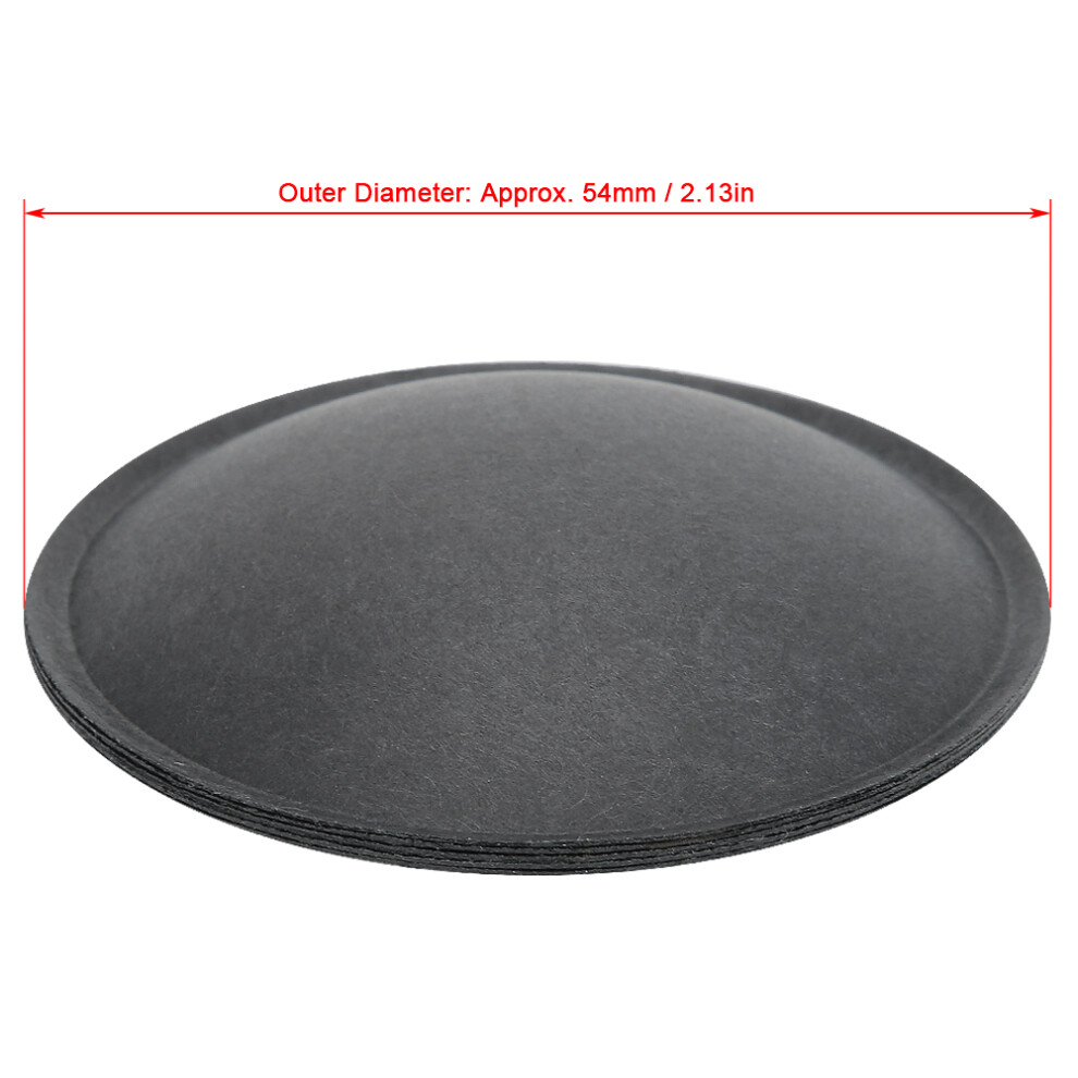 5Pcs 54Mm Subwoofer Dust Cap Paper Bass Horn Protective Dust Cap For Stage Ktv Speakers 9421323973429