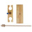 2 Hole Funnel Stand Laboratory Accessory Adjustable Height Wooden Funnel Rack 6