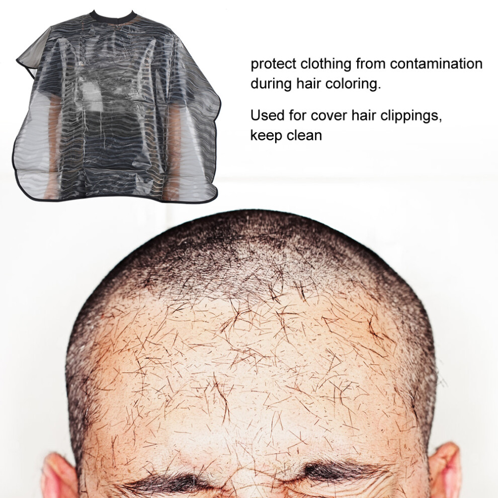 Waterproof Hair Salon Hair Dyeing Haircut Shawl Cape Hairdressing Shawl Cloth ToolGray