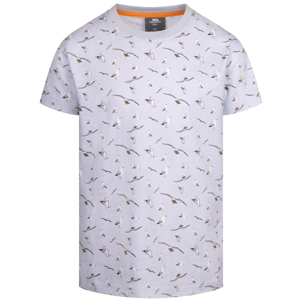 (9 years to 10 years, Grey Skies) Trespass Boys Printed T-Shirt - Lochside