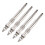4pcs Heater Glow Plug 7700100558 Replacement Fits for Renault Clio Kangoo Trafic 1