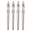 4pcs Heater Glow Plug 7700100558 Replacement Fits for Renault Clio Kangoo Trafic 5