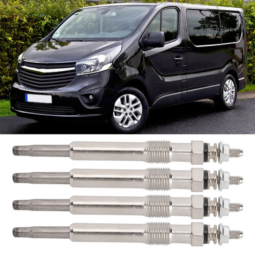 4pcs Heater Glow Plug 7700100558 Replacement Fits for Renault Clio Kangoo Trafic 2