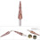 Step Drill Bit Cobalt Coating High Speed Steel M35 Triangular Shank Hole Opening Tool4-12(9 steps) 5