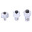 Ratchet Wrench 2-Way Multifunctional Hand Repairing Tool with 3Pcs Socket Adapters 7