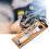 Ratchet Wrench 2-Way Multifunctional Hand Repairing Tool with 3Pcs Socket Adapters 8