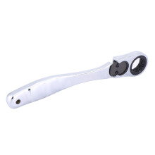 Ratchet Wrench 2-Way Multifunctional Hand Repairing Tool with 3Pcs Socket Adapters