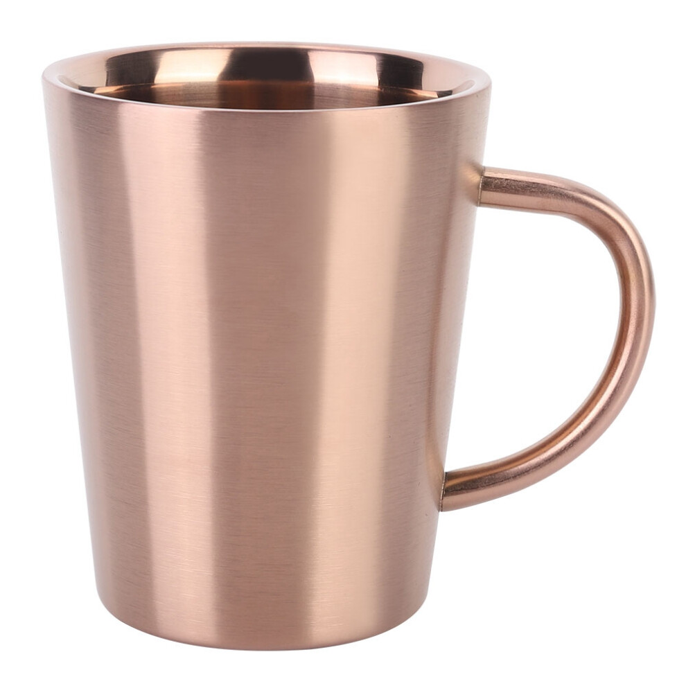 350ml Double Layer Stainless Steel Drinking Cup with Handle for Beer Tea Water MilkGold-image-OPC-PHWDM58-NEW