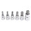 13Pcs Torx Star Bit Socket Set 1/2inch 3/8inch 1/4inch Drive 7