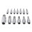 13Pcs Torx Star Bit Socket Set 1/2inch 3/8inch 1/4inch Drive 5