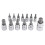13Pcs Torx Star Bit Socket Set 1/2inch 3/8inch 1/4inch Drive 1