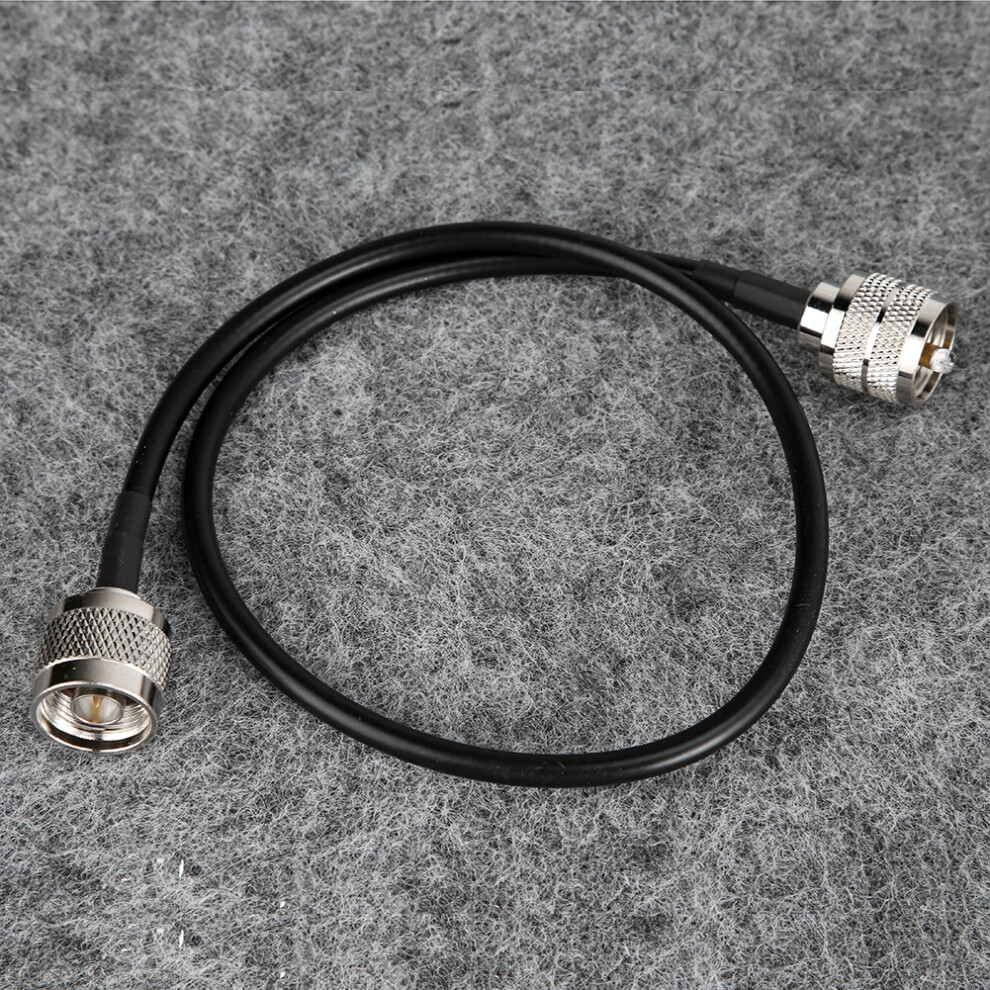 19.7In Coaxial Antenna Adapter Cable N Male To Uhf Pl259 Male 50 Ohm Low Loss 8791323982990
