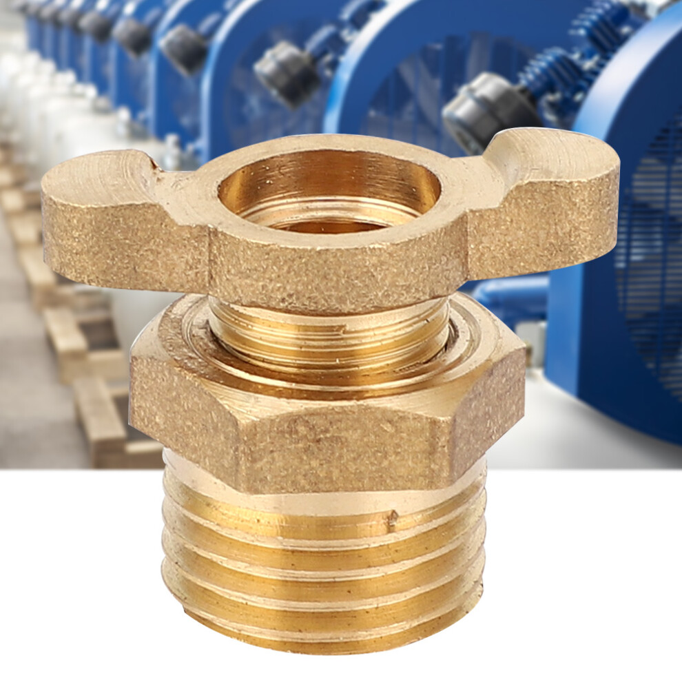 5Pcs Water Drain Valve Brass G1/4 Replacement Kits Air Compressor Accessories 8491323983866