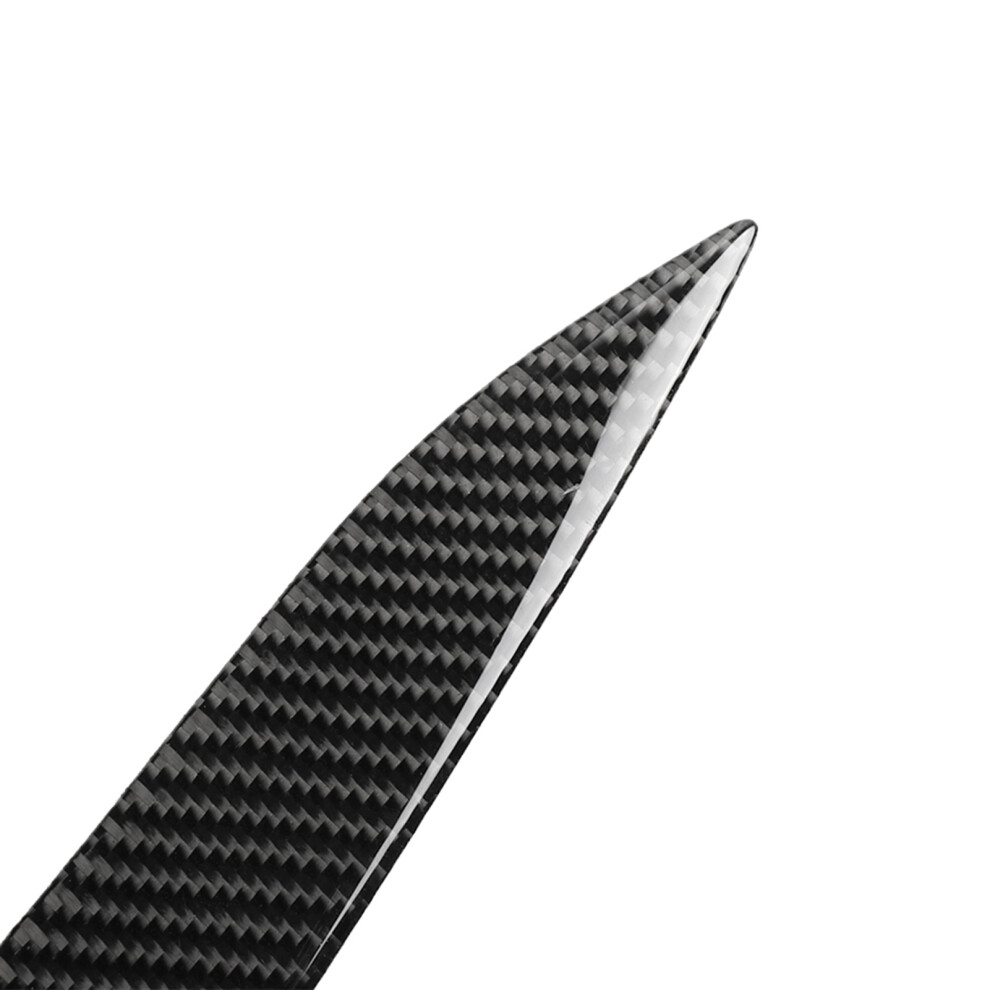 Carbon Fiber Headlight Eyebrow Eyelids Replacement For Bmw F10 5 Series 2010-2013 3031323984569