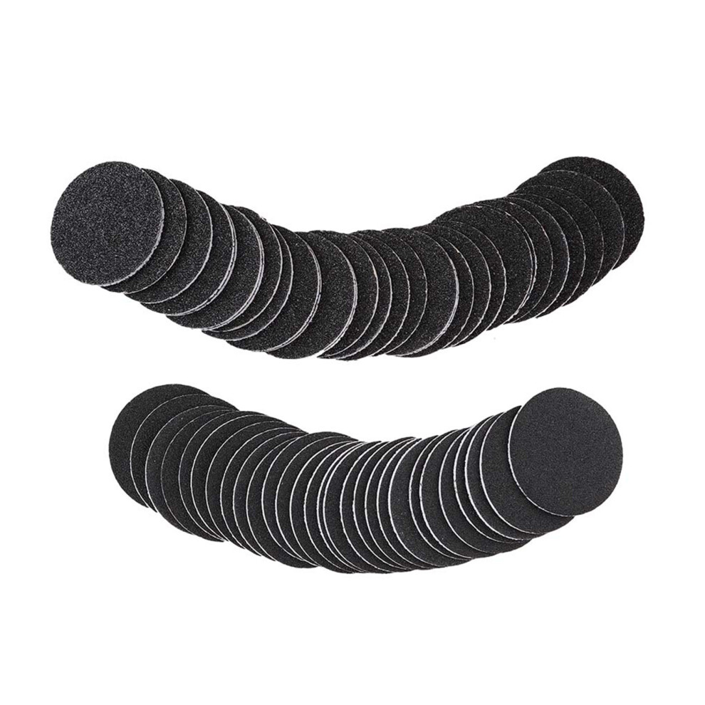 60Pcs Disposable Foot Sanding Paper Discs Pad for Electric Foot File Grinding Pedicure Tool