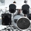 14 Pcs Drum Practice Pad EBR Material Drum Mute Practicing Pad for Player 10