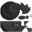 14 Pcs Drum Practice Pad EBR Material Drum Mute Practicing Pad for Player 9
