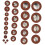 26pcs Multi Size Sax Leather Pads Replacement Set for Alto Saxophone 5